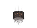 Mini Chandeliers Drum Shade by Avenue Lighting ( 192 | HF1501-BLK Beverly Dr. ) 