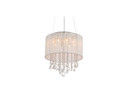 Semi-Flush Mts. Drum Shade by Avenue Lighting ( 192 | HF1501-WHT Beverly Dr. ) 