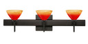 Bathroom Fixtures Three Lights by Besa ( 74 | 3SW-1743SL-BR-SQ Domi ) 