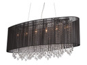 Linear/Island Drum Shade by Avenue Lighting ( 192 | HF1503-BLK Beverly Dr. ) 