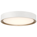 Flush Mounts Drum Shade by Access ( 18 | 49970LEDDCS-MWH/ACR Malaga Color Selectable ) 