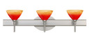 Bathroom Fixtures Three Lights by Besa ( 74 | 3SW-1743SL-SN Domi ) 