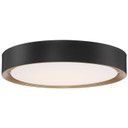 Flush Mounts Glass Down by Access ( 18 | 49971LEDD-MBL/ACR Malaga ) 