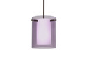 Mini Pendants Glass Down by Besa ( 74 | 1TT-A00607-LED-BR Pahu ) 