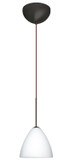 Mini Pendants Glass Down by Besa ( 74 | 1XC-177907-LED-BR Mia ) 