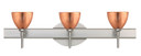 Bathroom Fixtures Three Lights by Besa ( 74 | 3SW-1758CF-SN Divi ) 