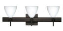 Bathroom Fixtures Three Lights by Besa ( 74 | 3SW-177907-BR-SQ Mia ) 