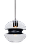 Multi-Systems Line Voltage Pendants by Besa ( 74 | 1TT-HULA8BK-EDIL-SN Hula 8 ) 