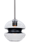 Multi-Systems Line Voltage Pendants by Besa ( 74 | 1TT-HULA8BK-SN Hula 8 ) 