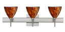 Bathroom Fixtures Three Lights by Besa ( 74 | 3SW-177918-SN-SQ Mia ) 