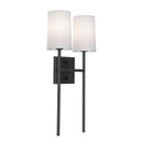Sconces Double Candle by AFX Lighting ( 162 | ROSS1020CBBK Rose ) 