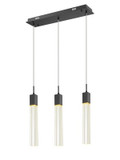 Linear/Island 3 Light Bar by Avenue Lighting ( 192 | HF1900-3-GL-BK-C The Original Glacier ) 