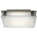 Flush Mounts Glass Down by Access ( 18 | 50031LEDD-BS/FST Vision SQ ) 
