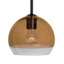 Mini Pendants Glass Down by Besa ( 74 | 1TT-ALLY8AM-BK Besa Ally 8 Stem Pendant ) 
