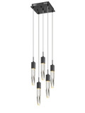 Large Chandeliers Glass Shade by Avenue Lighting ( 192 | HF1900-5-AP-BK-C Aspen ) 