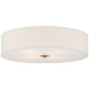 Flush Mounts Drum Shade by Access ( 18 | 64064LEDDLP-ABB/WH Mid Town ) 