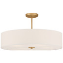 Semi-Flush Mts. Drum Shade by Access ( 18 | 64066LEDDLP-ABB/WH Mid Town ) 