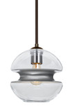Multi-Systems Line Voltage Pendants by Besa ( 74 | 1TT-HULA8SL-EDIL-BR Hula 8 ) 