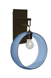 Sconces Single Glass by Besa ( 74 | 1WP-PLATOBL-BR-NI Plato ) 