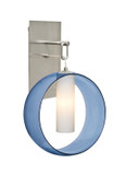 Sconces Single Glass by Besa ( 74 | 1WP-PLATOBL-SN Plato ) 