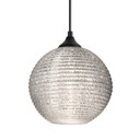 Exterior Hanging by Besa ( 74 | OP-4616GL-LED-BK Besa Kristall 8 Outdoor Pendant ) 