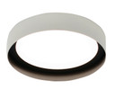 Flush Mounts Drum Shade by AFX Lighting ( 162 | RVF121400L30D1WHBK Reveal ) 