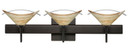 Bathroom Fixtures Three Lights by Besa ( 74 | 3SW-181305-BR-SQ Hoppi ) 