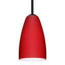 Mini Pendants Glass Down by Besa ( 74 | 1TT-1511RM-LED-BK Besa Riva 9 Pendant ) 