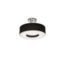Semi-Flush Mts. Drum Shade by AFX Lighting ( 162 | MCF1214MB-BKSF Montclair ) 