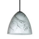 Mini Pendants Glass Down by Besa ( 74 | 1JT-4470MG-BK Besa Vila Pendant ) 