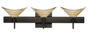 Bathroom Fixtures Three Lights by Besa ( 74 | 3SW-191383-BR-SQ Hoppi ) 