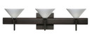 Bathroom Fixtures Three Lights by Besa ( 74 | 3SW-282453-BR-SQ Kona ) 
