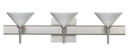 Bathroom Fixtures Three Lights by Besa ( 74 | 3SW-282453-SN-SQ Kona ) 