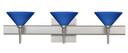 Bathroom Fixtures Three Lights by Besa ( 74 | 3SW-282484-SN-SQ Kona ) 