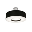 Semi-Flush Mts. Drum Shade by AFX Lighting ( 162 | MCF1932MB-BKSF Montclair ) 