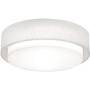 Flush Mounts Drum Shade by AFX Lighting ( 162 | SAF3244L5AJUD-LW Sanibel ) 