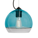 Mini Pendants Glass Down by Besa ( 74 | 1KX-ALLY8BL-EDIL-BK Besa Ally 8 Cable Pendant ) 