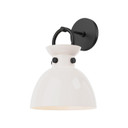 Sconces Single Glass by Alora ( 452 | WV411809MBGO Waldo ) 