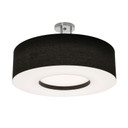 Semi-Flush Mts. Drum Shade by AFX Lighting ( 162 | MCF2432MB-BKSF Montclair ) 