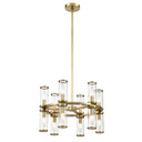 Mini Chandeliers Glass Shade by Alora ( 452 | CH309066NBCG Revolve ) 