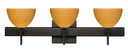 Bathroom Fixtures Three Lights by Besa ( 74 | 3SW-4679OK-BR-SQ Brella ) 