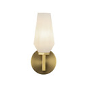 Sconces Single Glass by Alora ( 452 | WV424110BGOP Krysta ) 