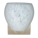 Sconces Single Glass by Besa ( 74 | 1WZ-412219-CR Bolla ) 