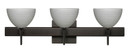 Bathroom Fixtures Three Lights by Besa ( 74 | 3SW-4679TN-BR-SQ Brella ) 