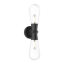 Sconces Double Glass by Alora ( 452 | WV464002MB Marcel ) 