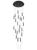 Large Chandeliers Glass Shade by Avenue Lighting ( 192 | HF2021-FR-BK Main St. ) 