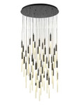 Large Chandeliers Glass Shade by Avenue Lighting ( 192 | HF2051-FR-BK Main St. ) 