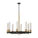 Mid. Chandeliers Glass Up by Alora ( 452 | CH416108MBBG Rue ) 