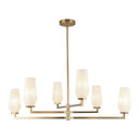 Mid. Chandeliers Glass Up by Alora ( 452 | CH424135BGOP Krysta ) 