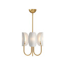 Mini Chandeliers Metal Shade by Alora ( 452 | CH450715AGCW Seno ) 